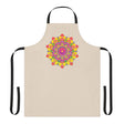 Mandala Art Apron - Colorful Floral Design All Over Prints - Blululi