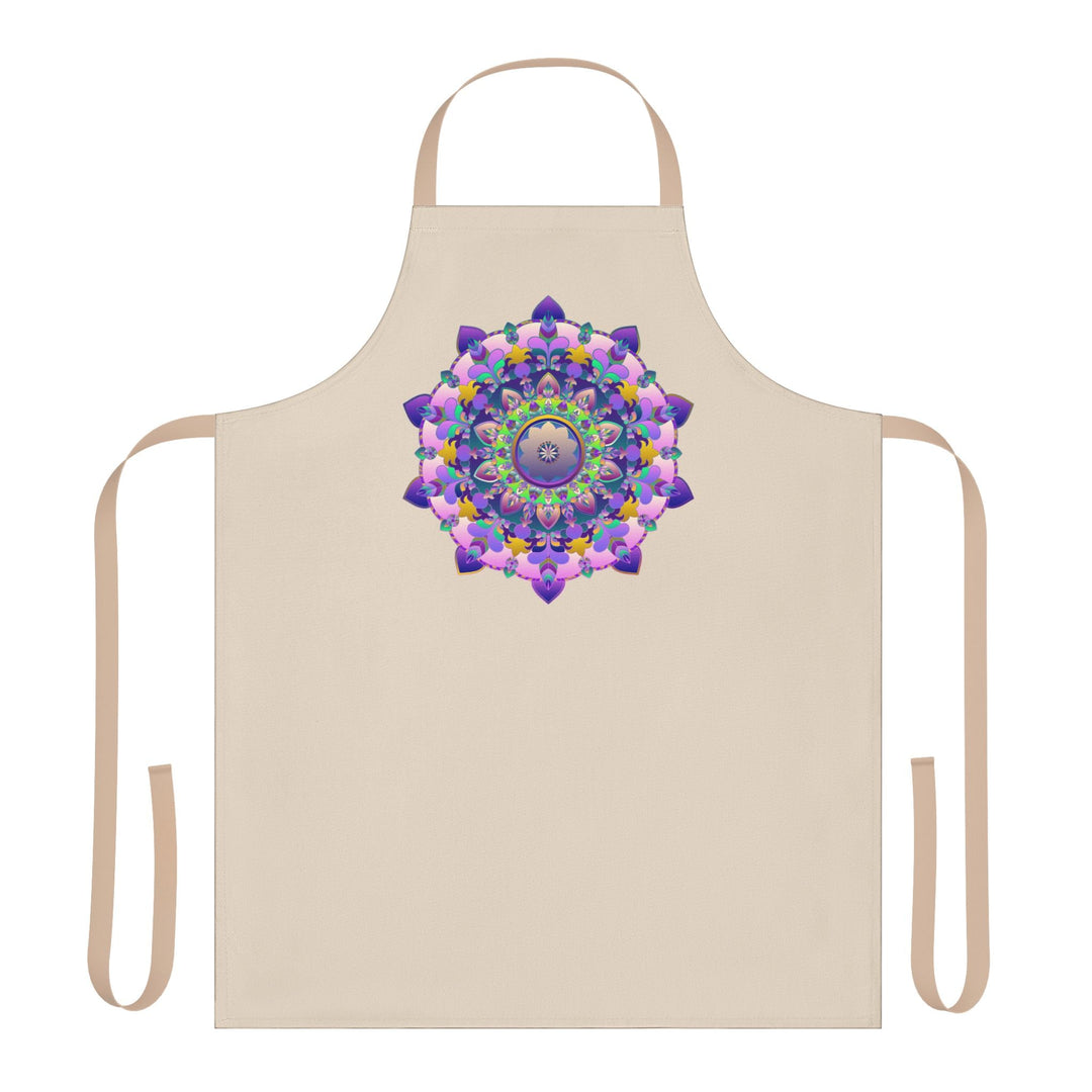 Mandala Art Apron - Colorful Floral Design All Over Prints - Blululi