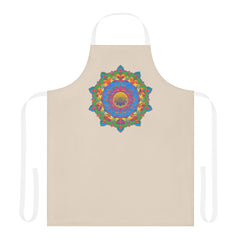 Mandala Art Apron - Colorful Floral Design All Over Prints - Blululi