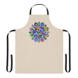 Mandala Art Apron - Colorful Floral Design All Over Prints - Blululi
