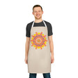 Mandala Art Apron - Colorful Floral Design All Over Prints - Blululi
