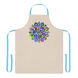 Mandala Art Apron - Colorful Floral Design All Over Prints - Blululi