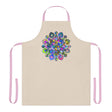 Mandala Art Apron - Colorful Floral Design All Over Prints - Blululi