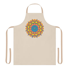 Mandala Art Apron - Colorful Floral Design All Over Prints - Blululi