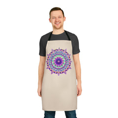 Mandala Art Apron - Colorful Floral Design All Over Prints - Blululi
