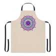 Mandala Art Apron - Colorful Floral Design All Over Prints - Blululi