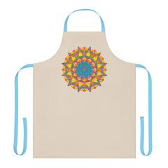 Mandala Art Apron - Colorful Floral Design All Over Prints - Blululi