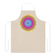 Mandala Art Apron - Colorful Floral Design All Over Prints - Blululi