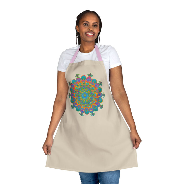 Mandala Art Apron - Colorful & Intricate All Over Prints - Blululi