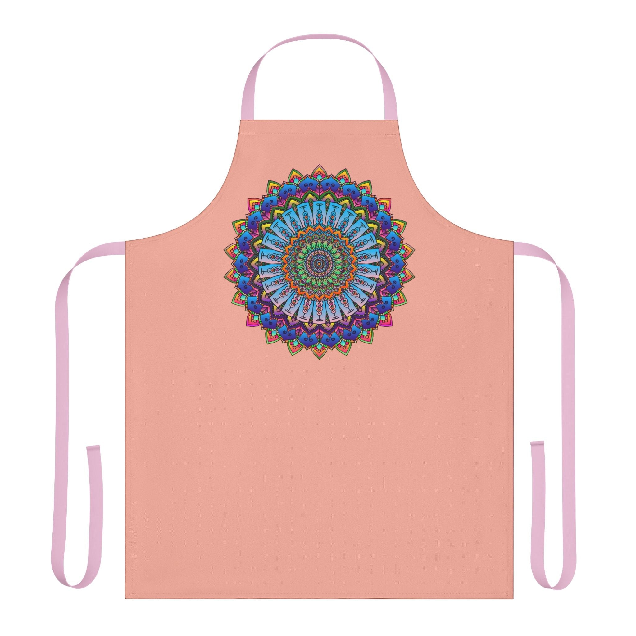 Mandala Art Apron - Colorful & Intricate All Over Prints - Blululi