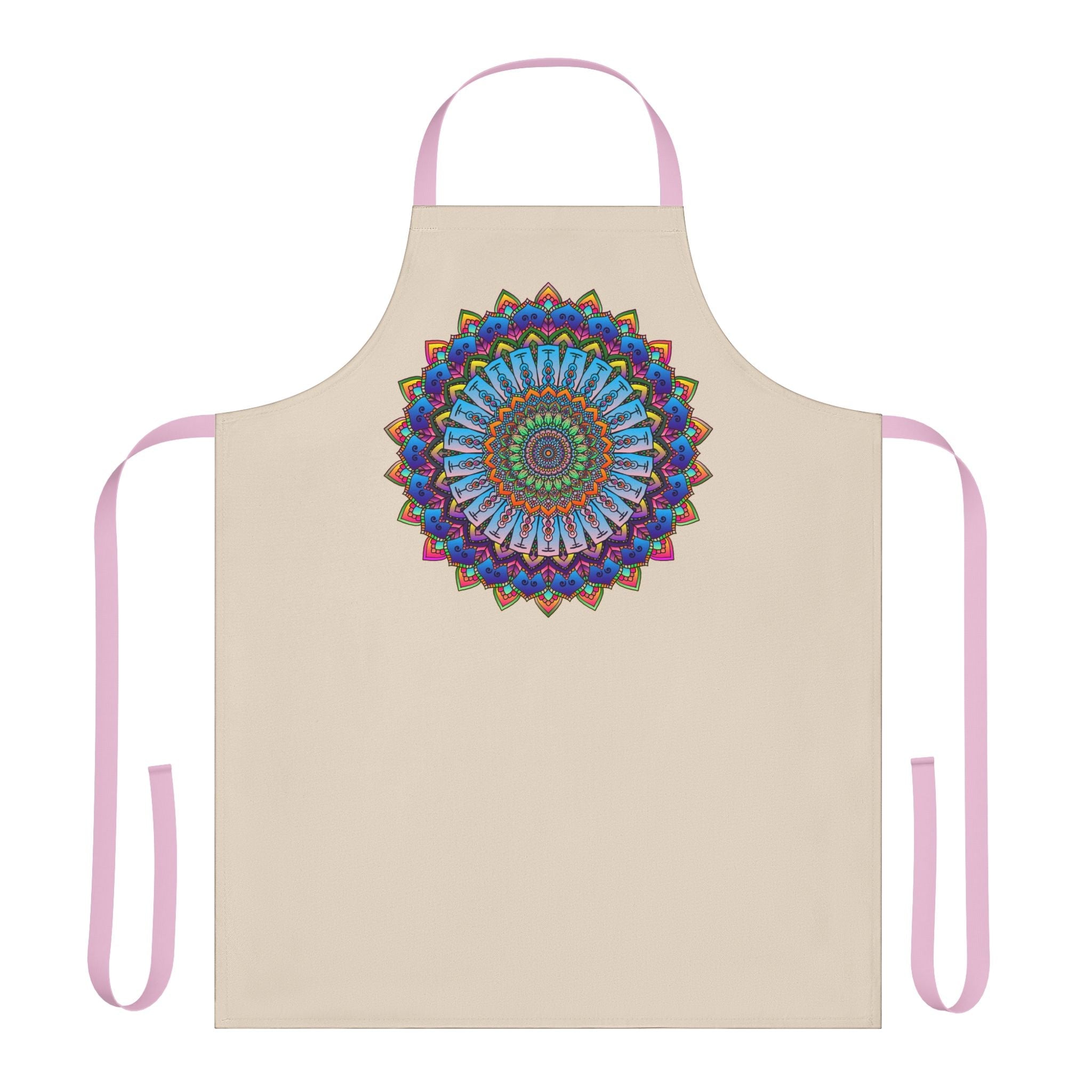 Mandala Art Apron - Colorful & Intricate All Over Prints - Blululi