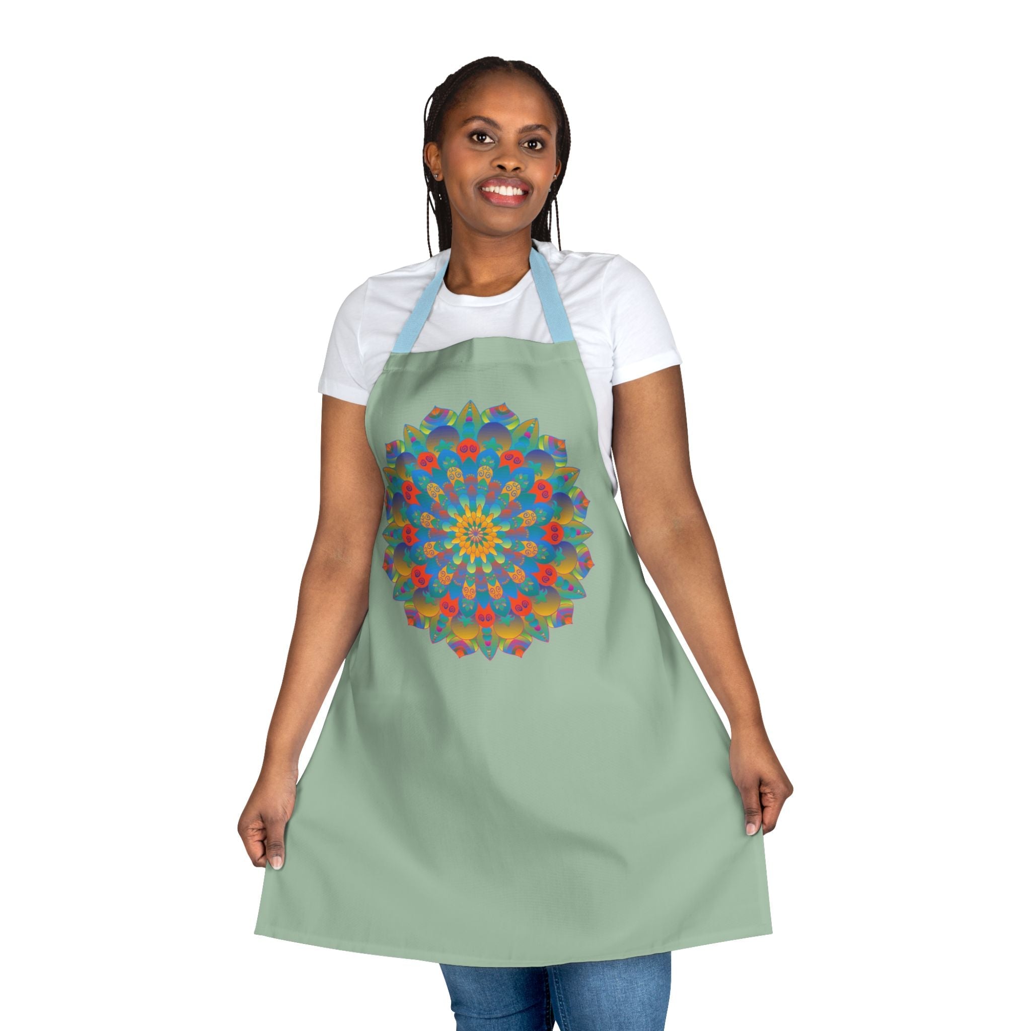 Mandala Art Apron - Colorful & Intricate All Over Prints - Blululi