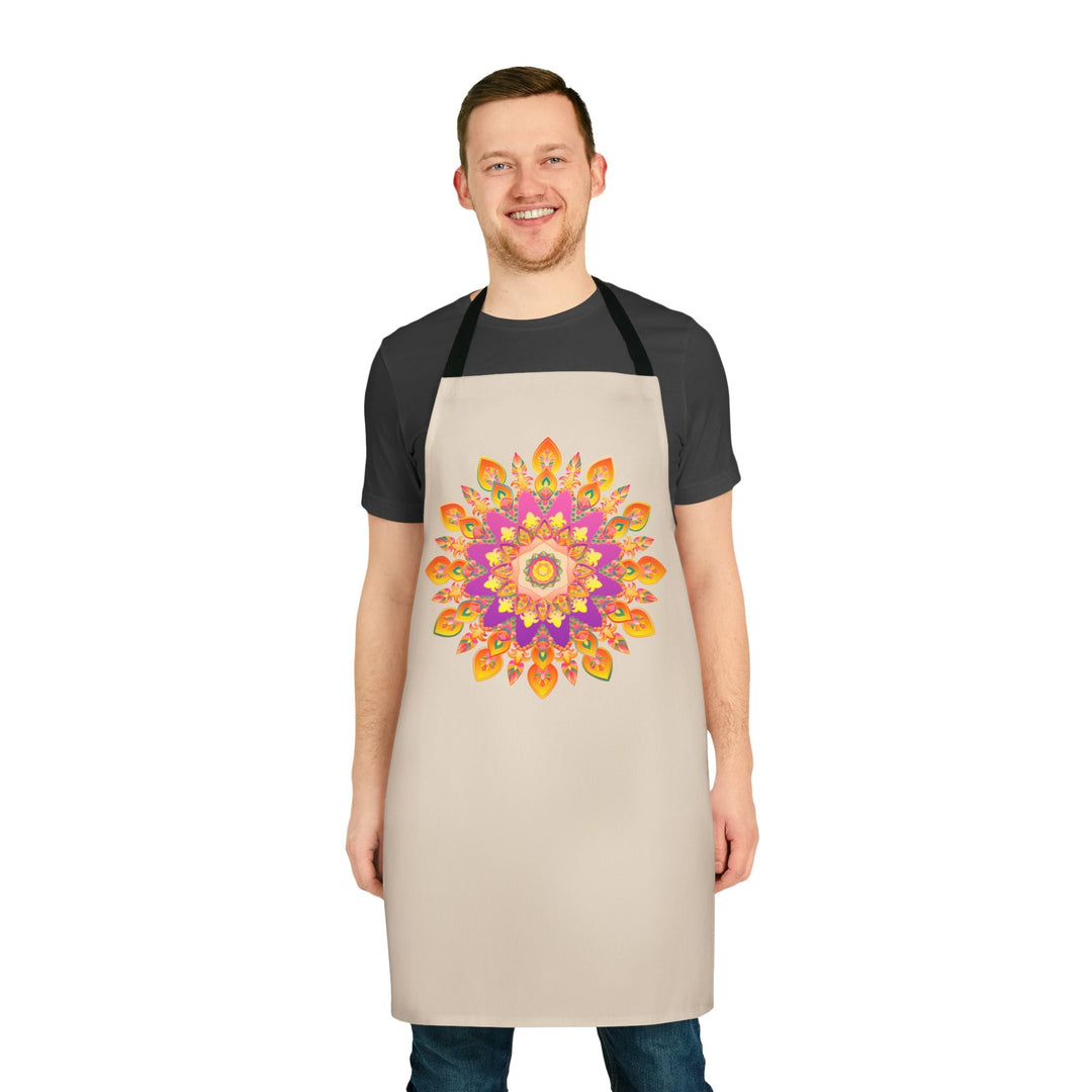 Mandala Art Apron - Colorful & Intricate All Over Prints - Blululi