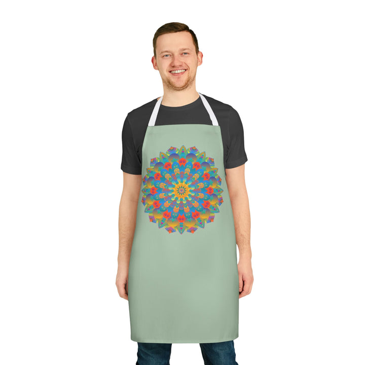 Mandala Art Apron - Colorful & Intricate All Over Prints - Blululi