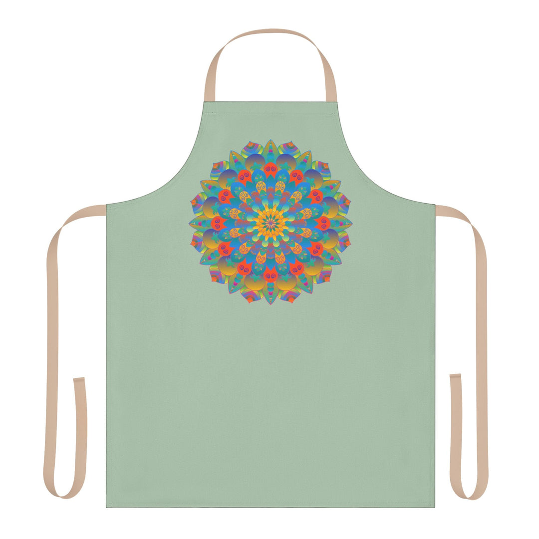 Mandala Art Apron - Colorful & Intricate All Over Prints - Blululi