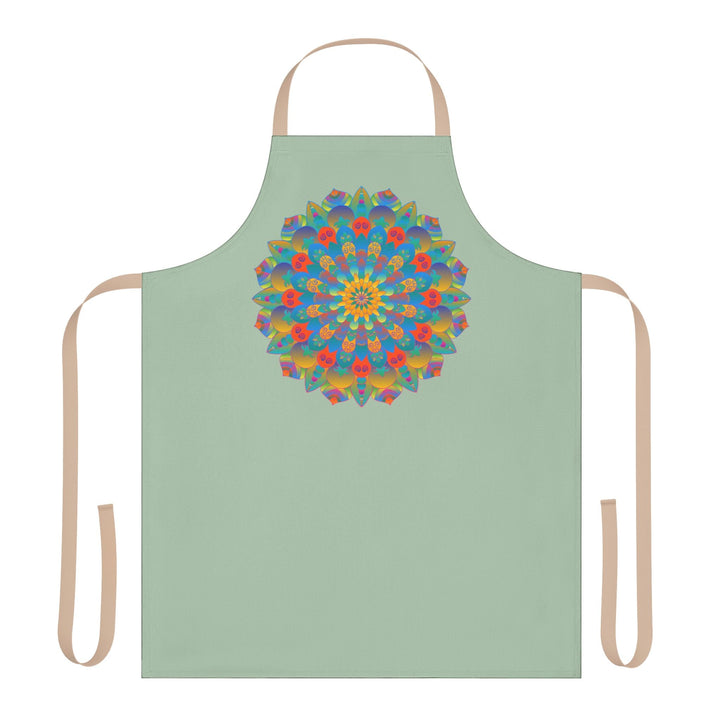 Mandala Art Apron - Colorful & Intricate All Over Prints - Blululi