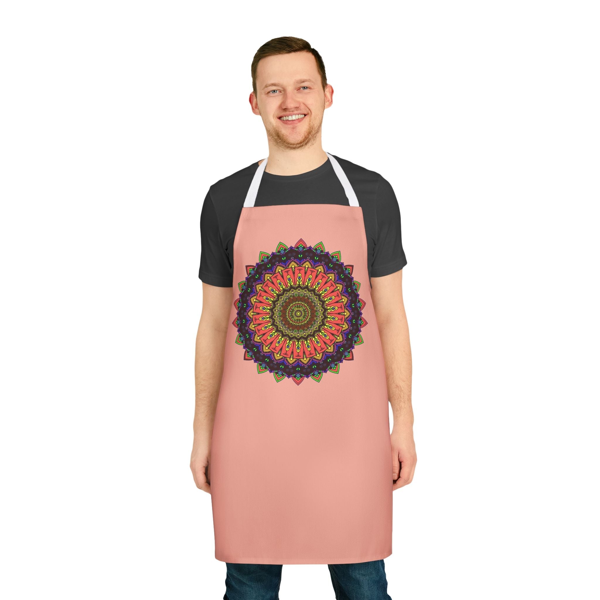 Mandala Art Apron - Colorful & Intricate All Over Prints - Blululi