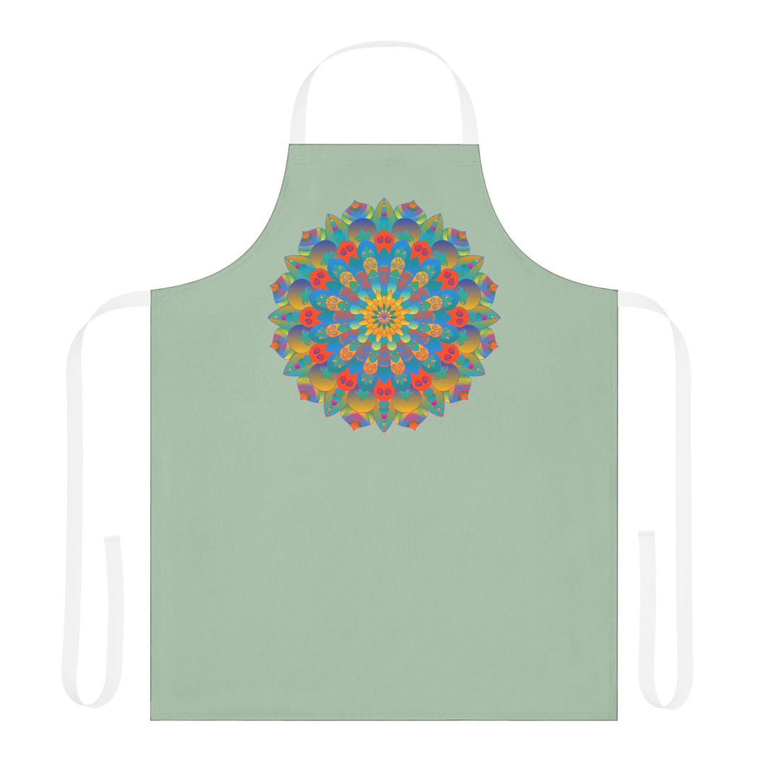 Mandala Art Apron - Colorful & Intricate All Over Prints - Blululi