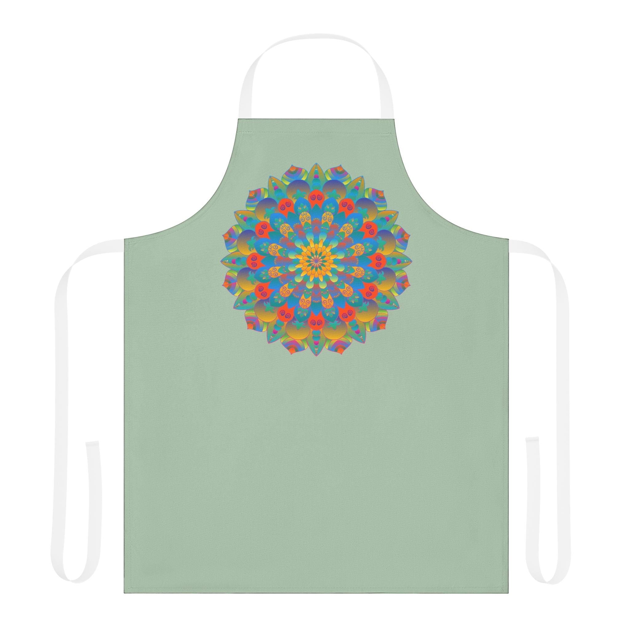 Mandala Art Apron - Colorful & Intricate All Over Prints - Blululi