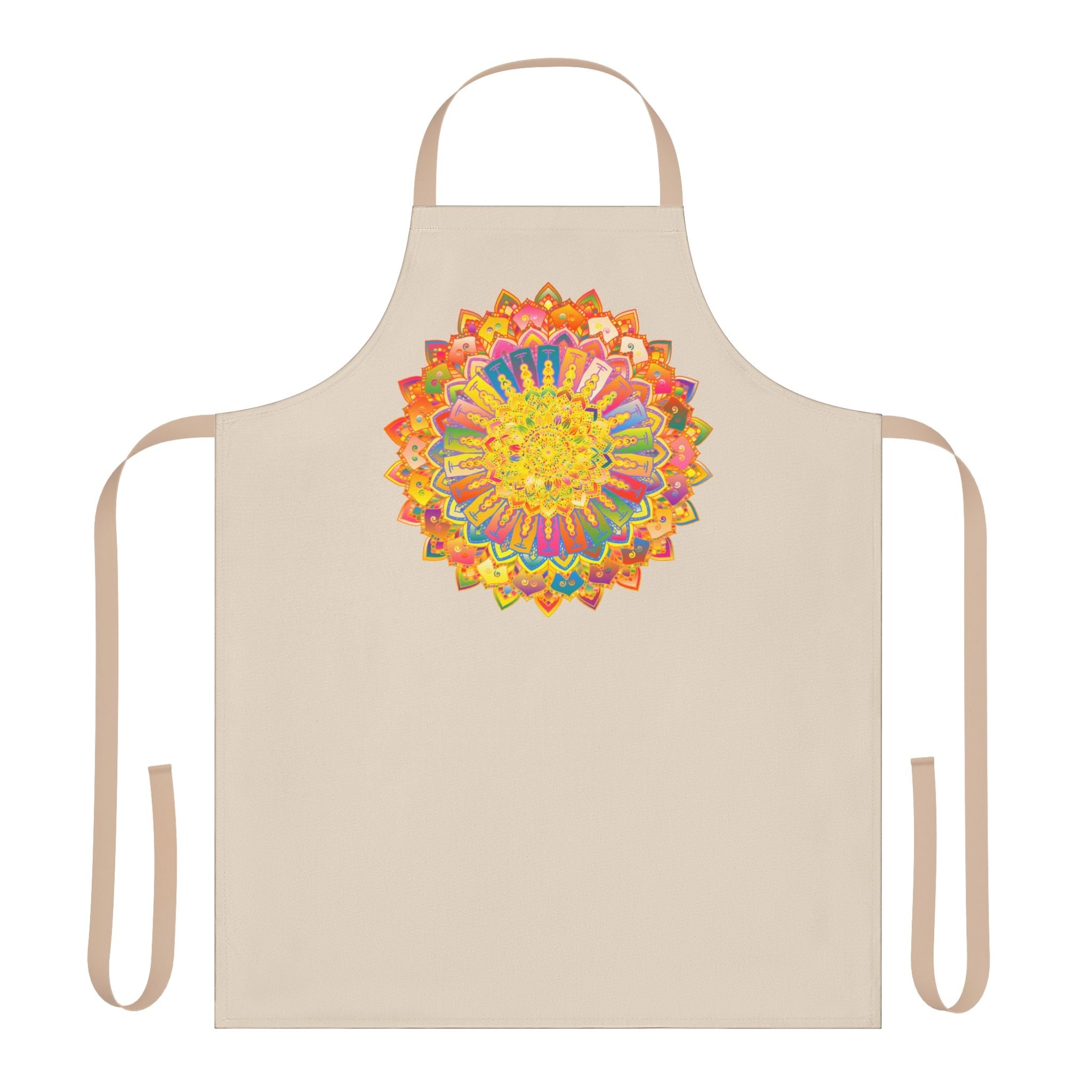 Mandala Art Apron - Colorful & Intricate All Over Prints - Blululi