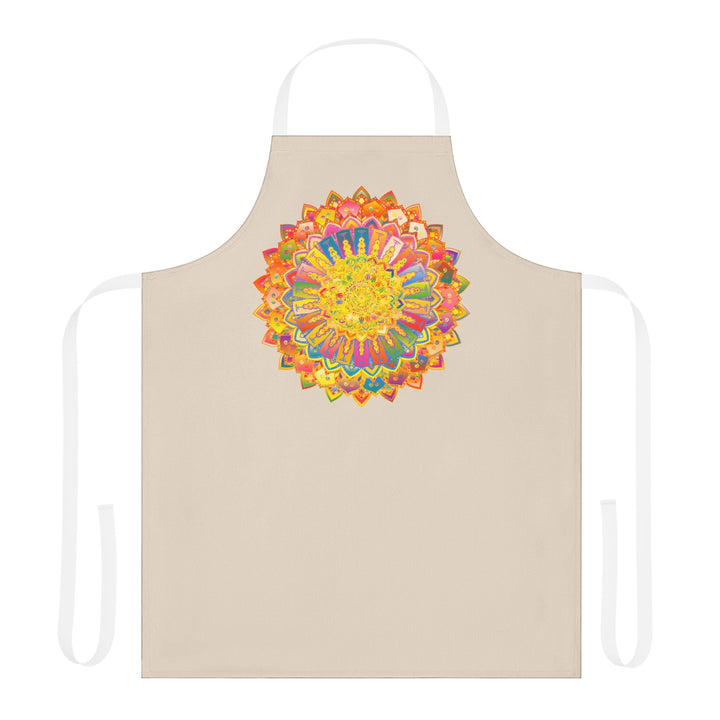 Mandala Art Apron - Colorful & Intricate All Over Prints - Blululi