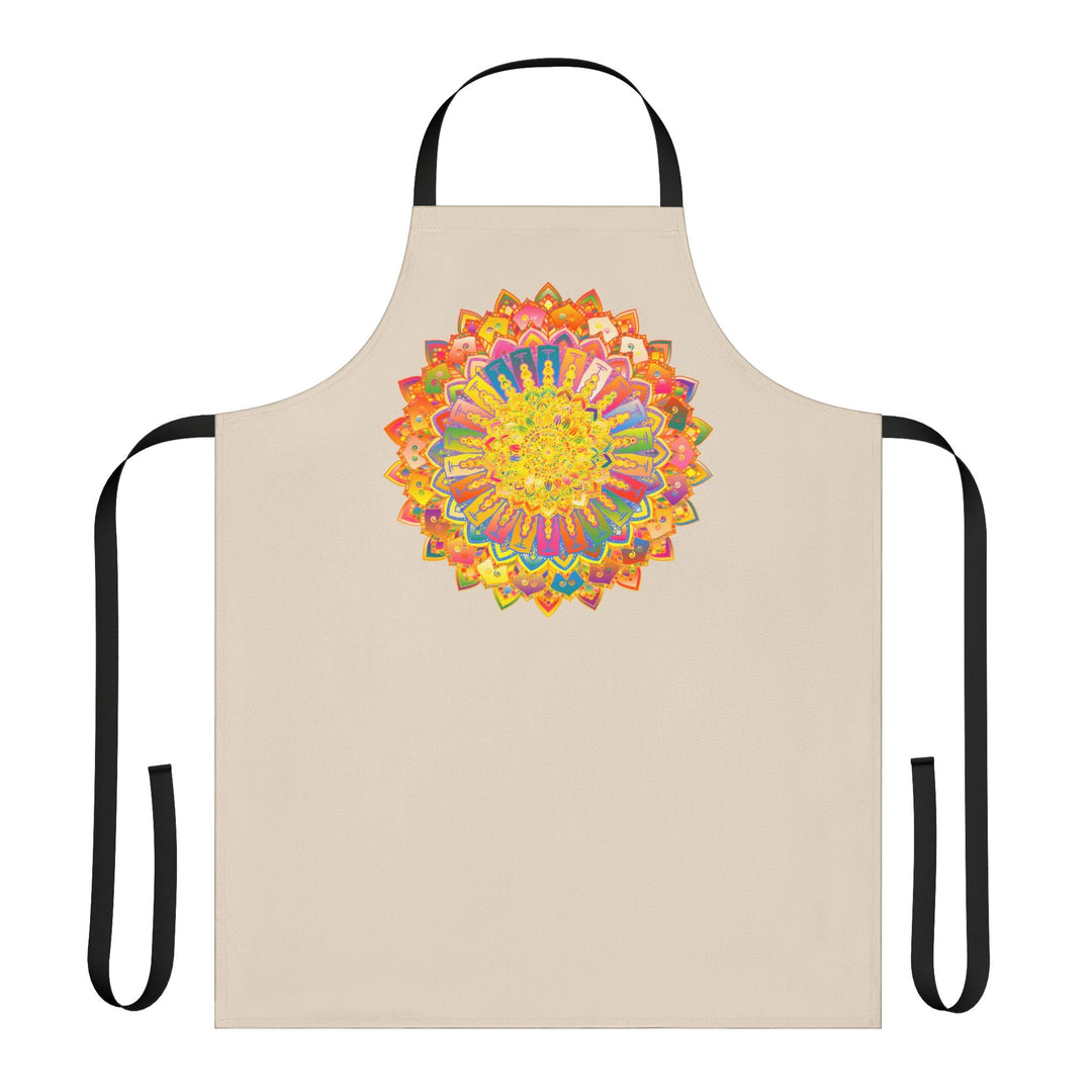 Mandala Art Apron - Colorful & Intricate All Over Prints - Blululi