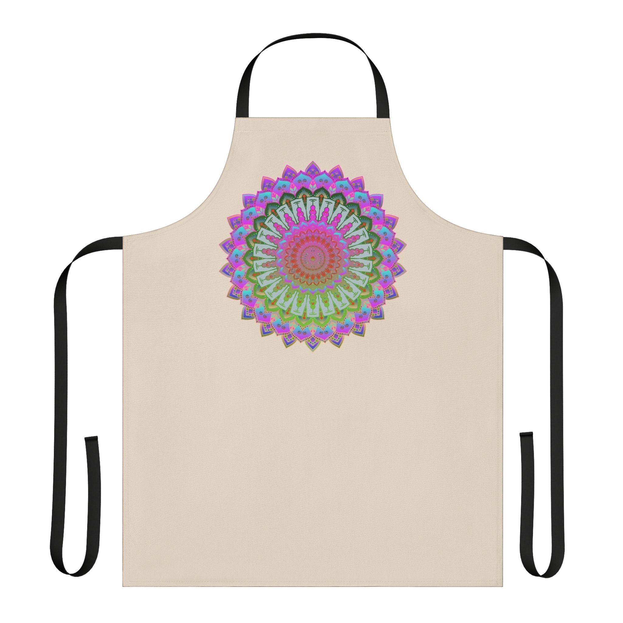 Mandala Art Apron - Colorful & Intricate All Over Prints - Blululi