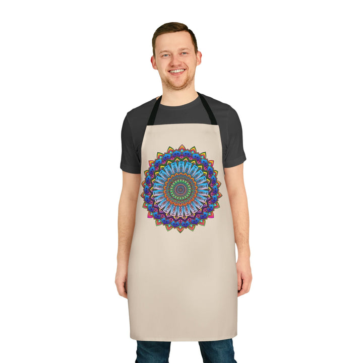 Mandala Art Apron - Colorful & Intricate All Over Prints - Blululi