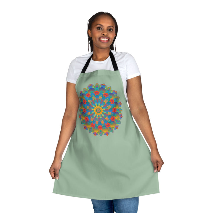 Mandala Art Apron - Colorful & Intricate All Over Prints - Blululi