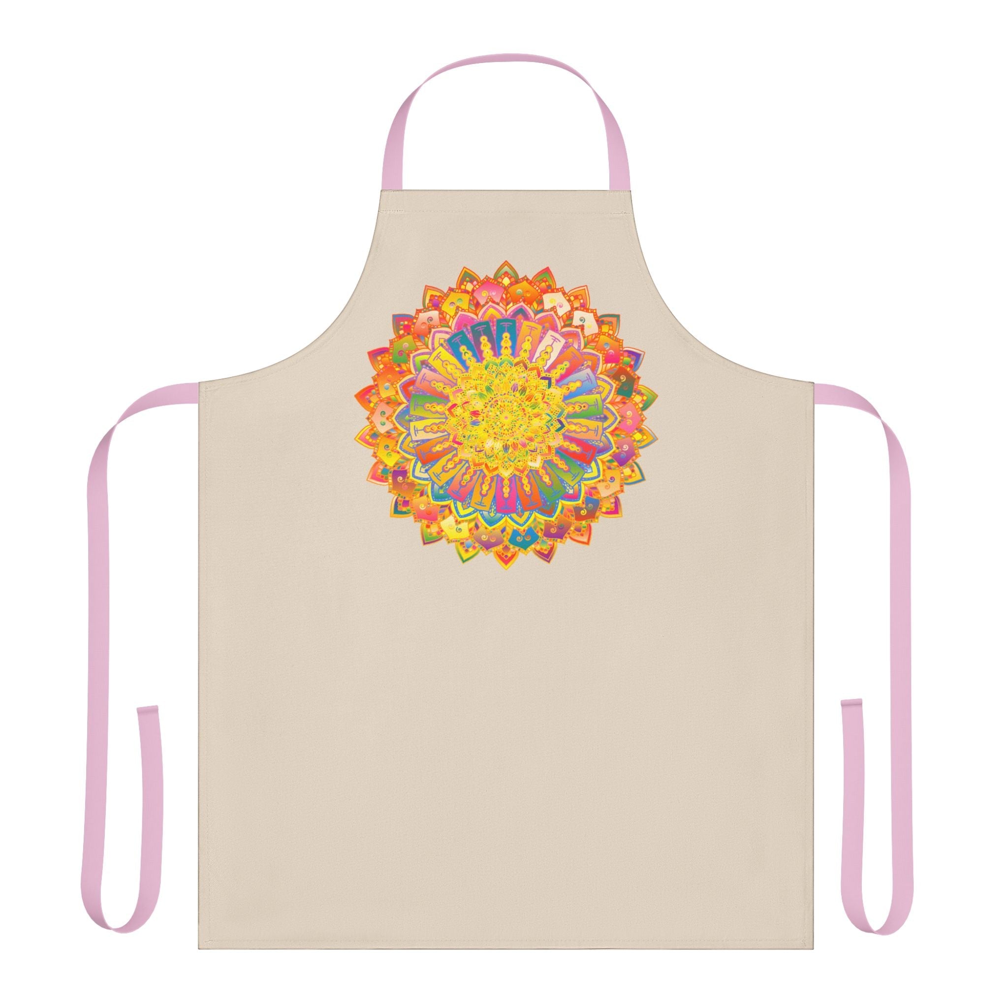 Mandala Art Apron - Colorful & Intricate All Over Prints - Blululi