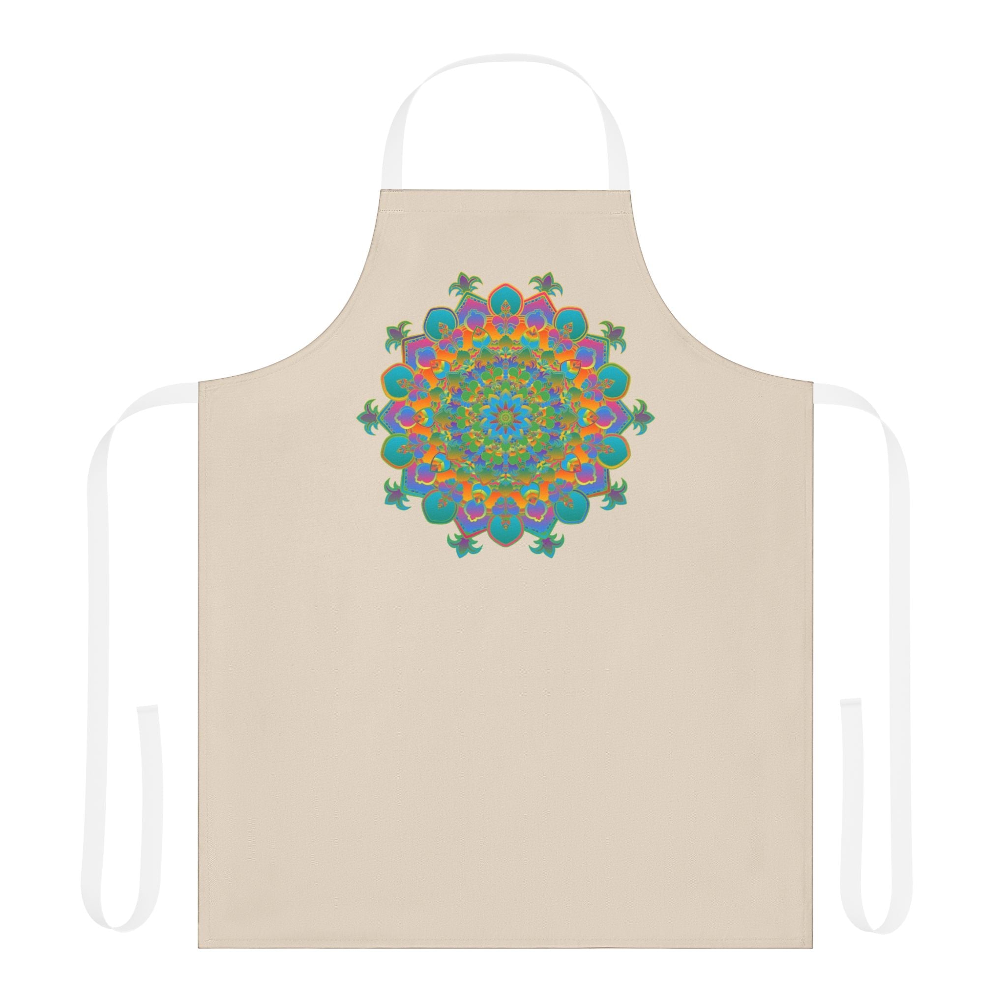 Mandala Art Apron - Colorful & Intricate All Over Prints - Blululi