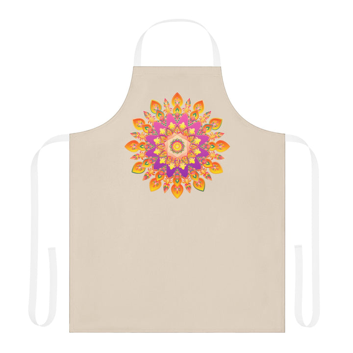 Mandala Art Apron - Colorful & Intricate All Over Prints - Blululi