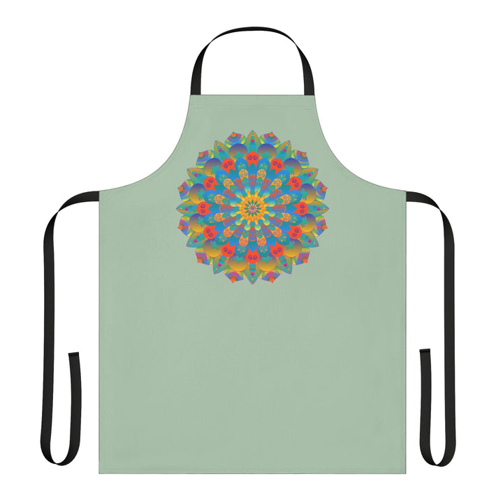 Mandala Art Apron - Colorful & Intricate All Over Prints - Blululi