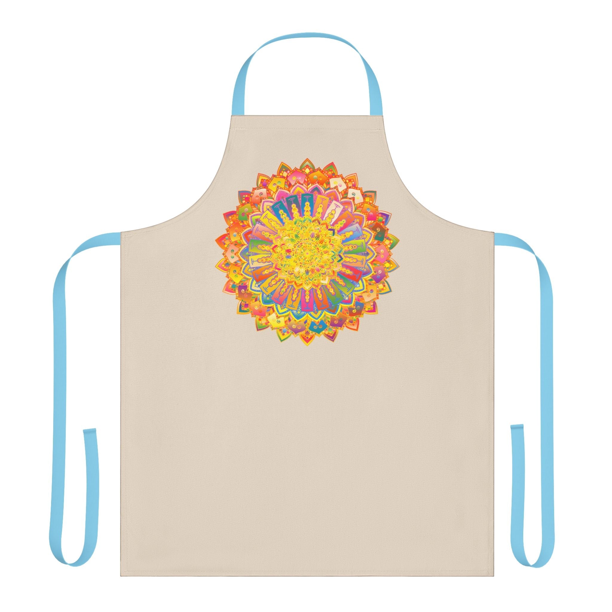 Mandala Art Apron - Colorful & Intricate All Over Prints - Blululi