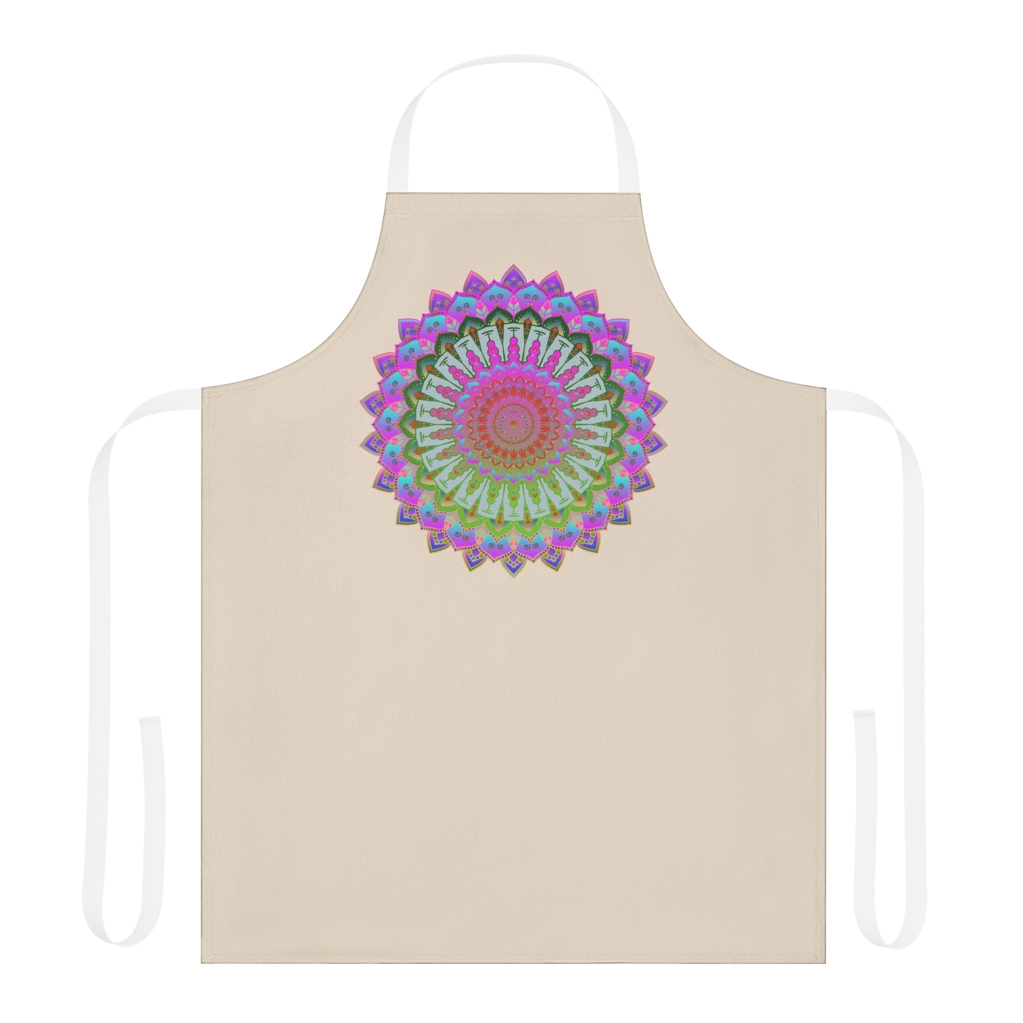 Mandala Art Apron - Colorful & Intricate All Over Prints - Blululi