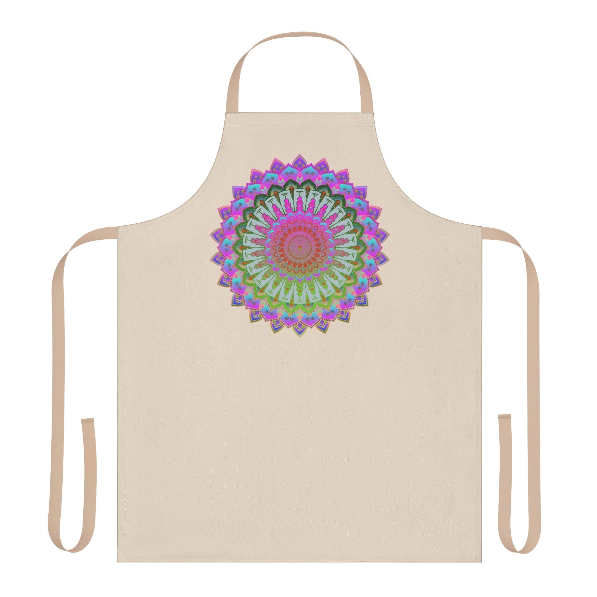 Mandala Art Apron - Colorful & Intricate All Over Prints - Blululi