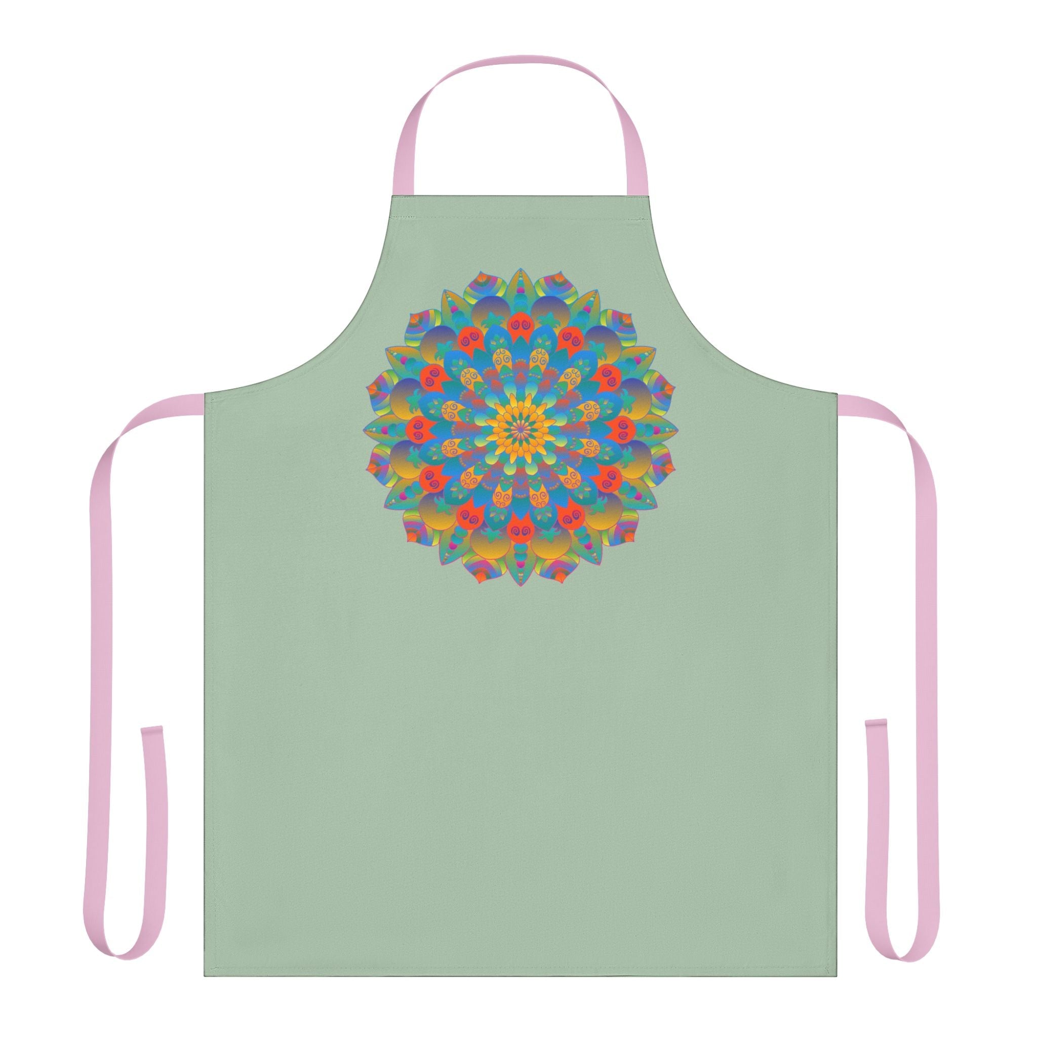 Mandala Art Apron - Colorful & Intricate All Over Prints - Blululi