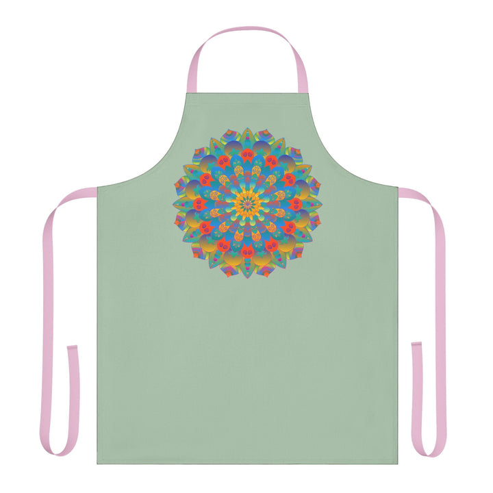 Mandala Art Apron - Colorful & Intricate All Over Prints - Blululi