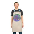 Mandala Art Apron - Colorful Intricate Design All Over Prints - Blululi