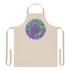 Mandala Art Apron - Colorful Intricate Design All Over Prints - Blululi