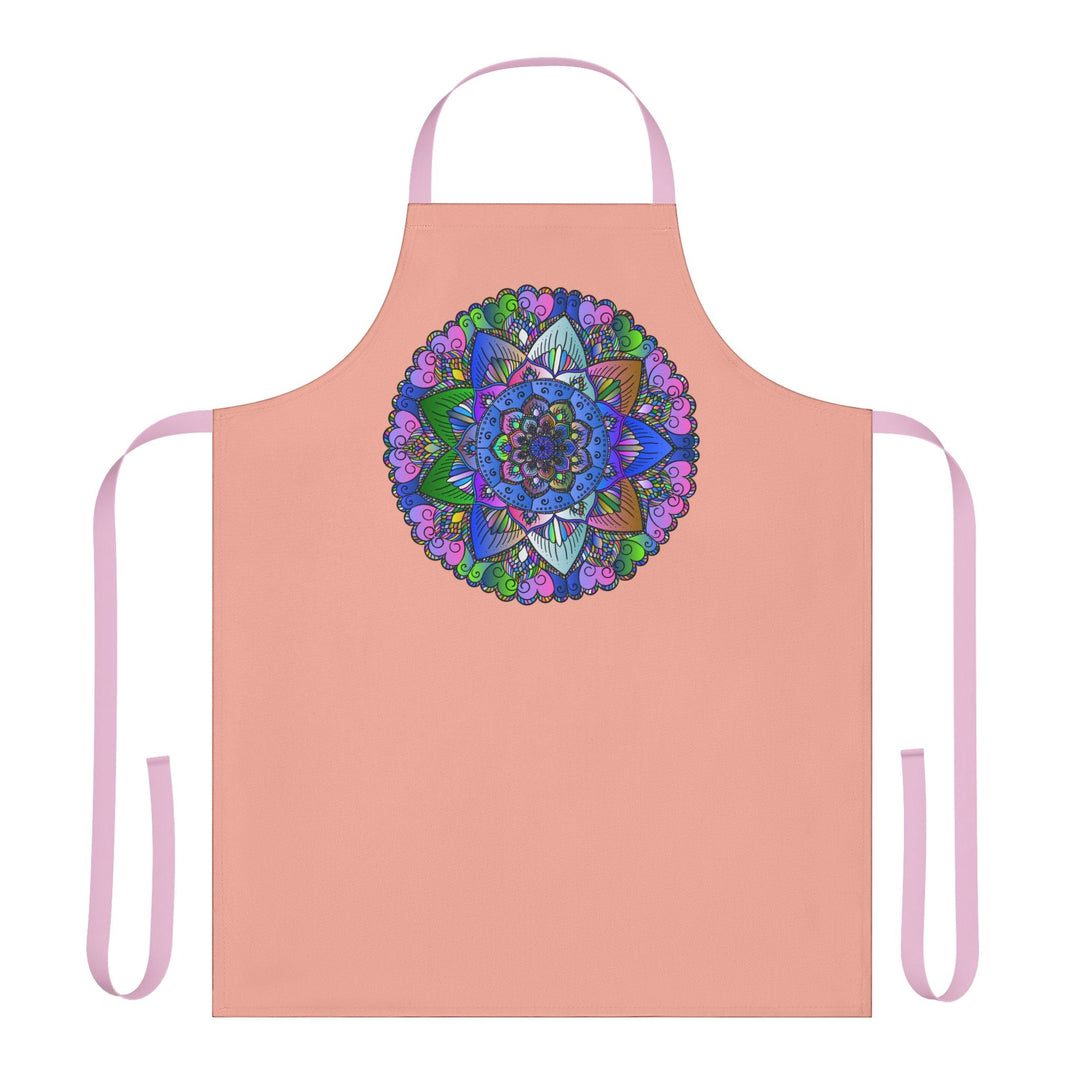 Mandala Art Apron - Colorful & Tranquil All Over Prints - Blululi