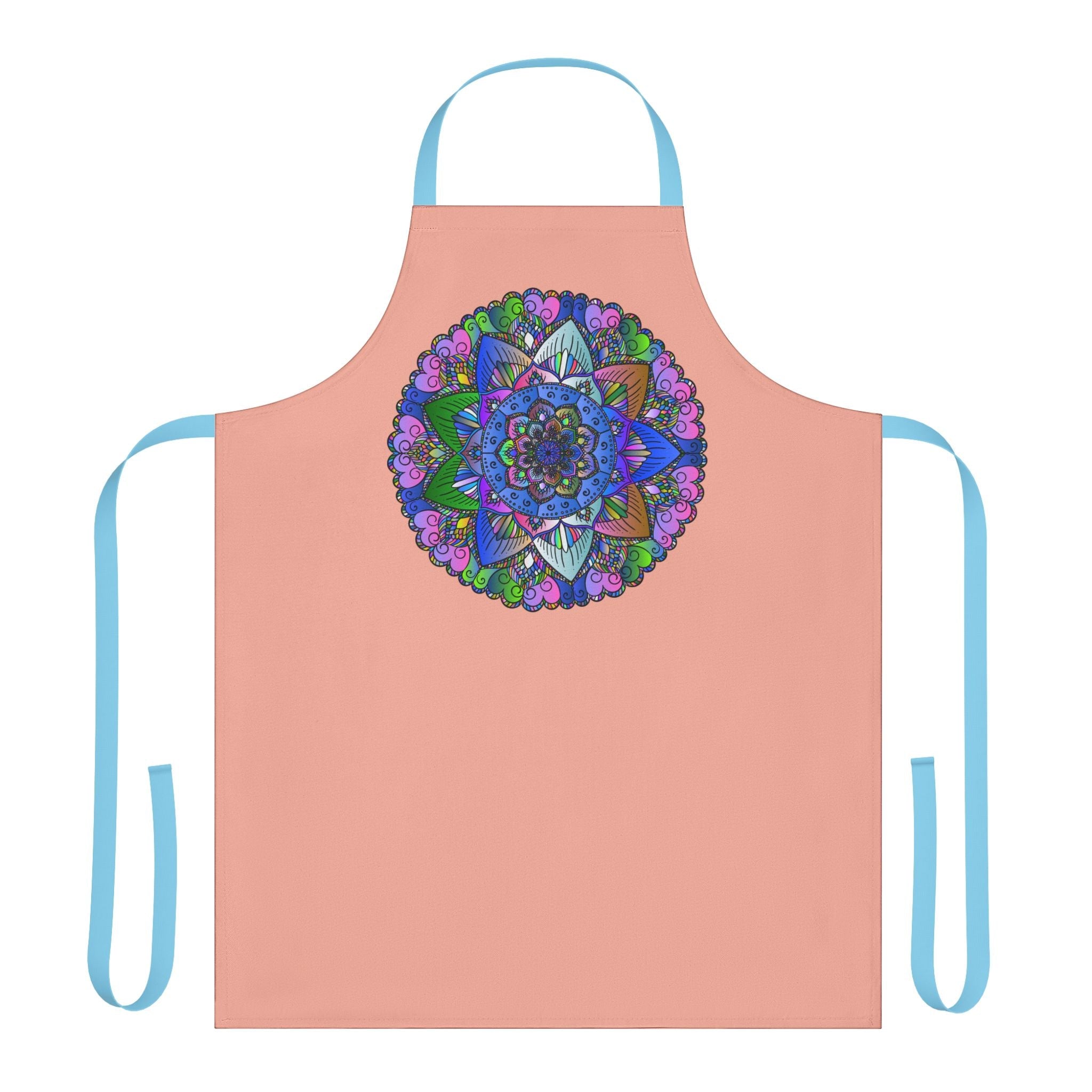 Mandala Art Apron - Colorful & Tranquil All Over Prints - Blululi