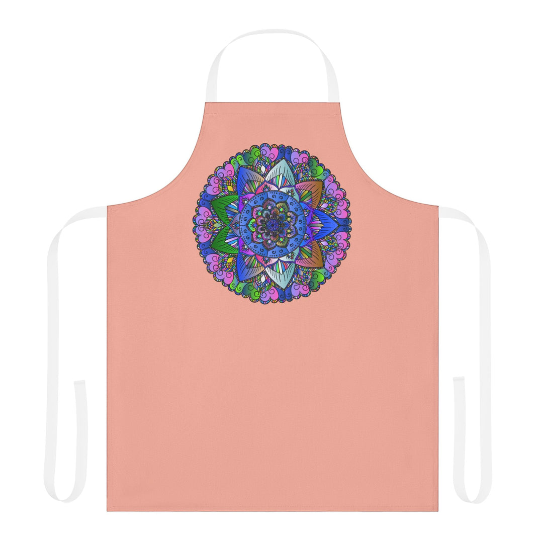 Mandala Art Apron - Colorful & Tranquil All Over Prints - Blululi