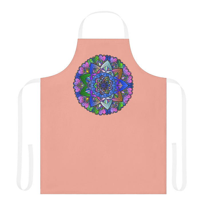 Mandala Art Apron - Colorful & Tranquil All Over Prints - Blululi