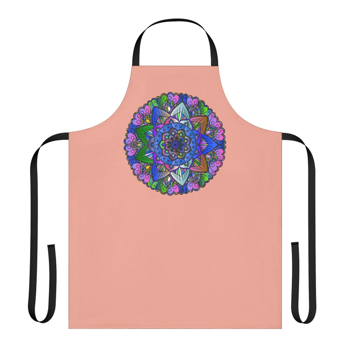 Mandala Art Apron - Colorful & Tranquil All Over Prints - Blululi