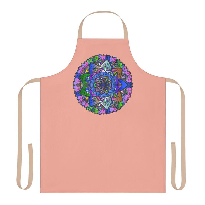 Mandala Art Apron - Colorful & Tranquil All Over Prints - Blululi