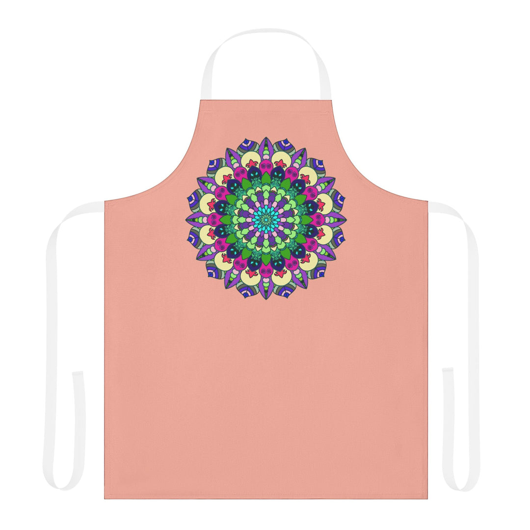 Mandala Art Apron - Colorful & Vibrant All Over Prints - Blululi