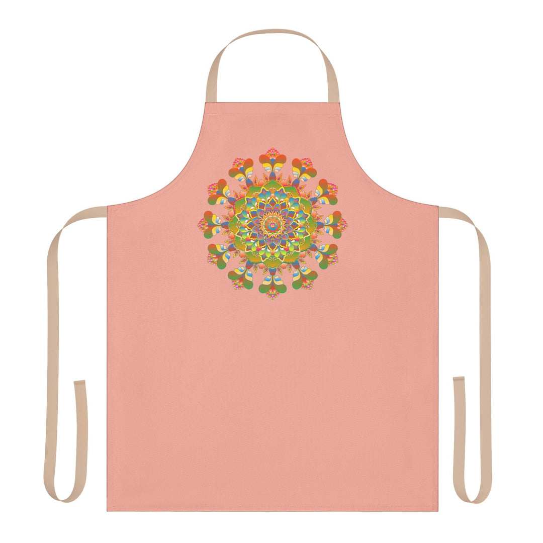 Mandala Art Apron - Colorful & Vibrant All Over Prints - Blululi