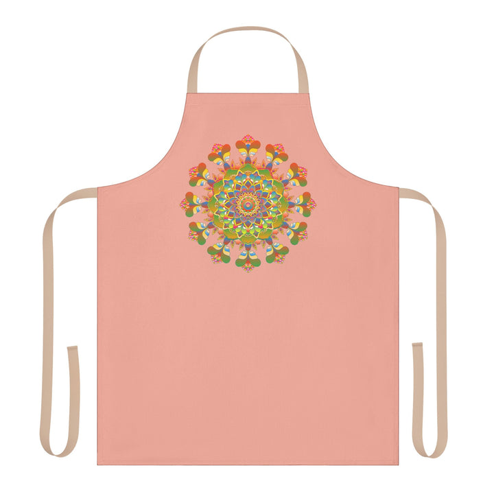 Mandala Art Apron - Colorful & Vibrant All Over Prints - Blululi