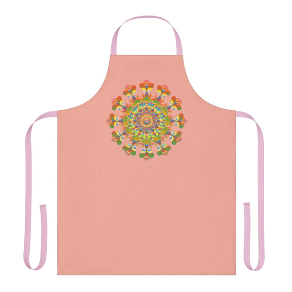 Mandala Art Apron - Colorful & Vibrant All Over Prints - Blululi
